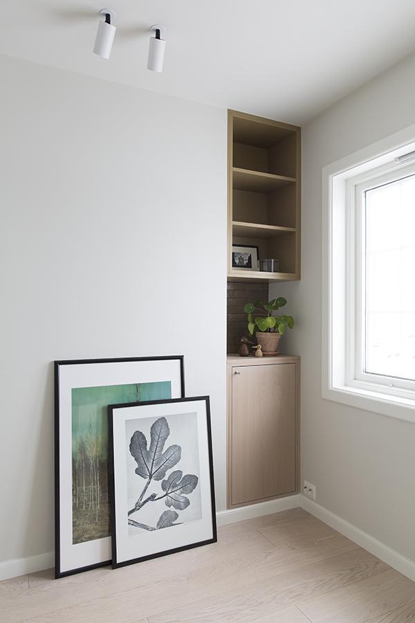 enebolig Færder innredet av nyfelt og strand