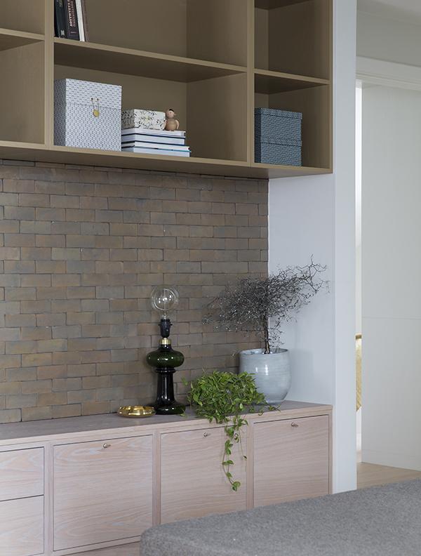 enebolig Færder innredet av nyfelt og strand