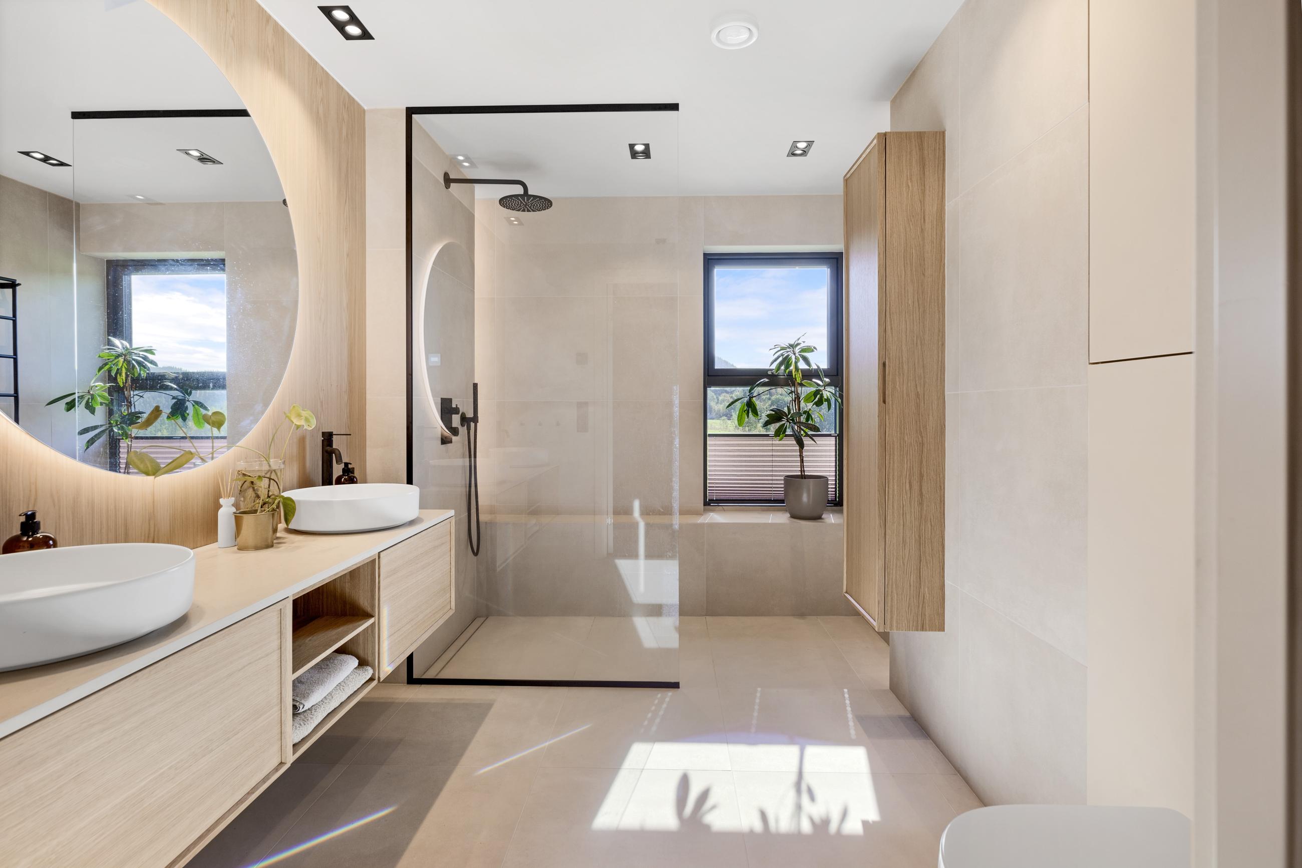 Enebolig i Åfjord: Bad