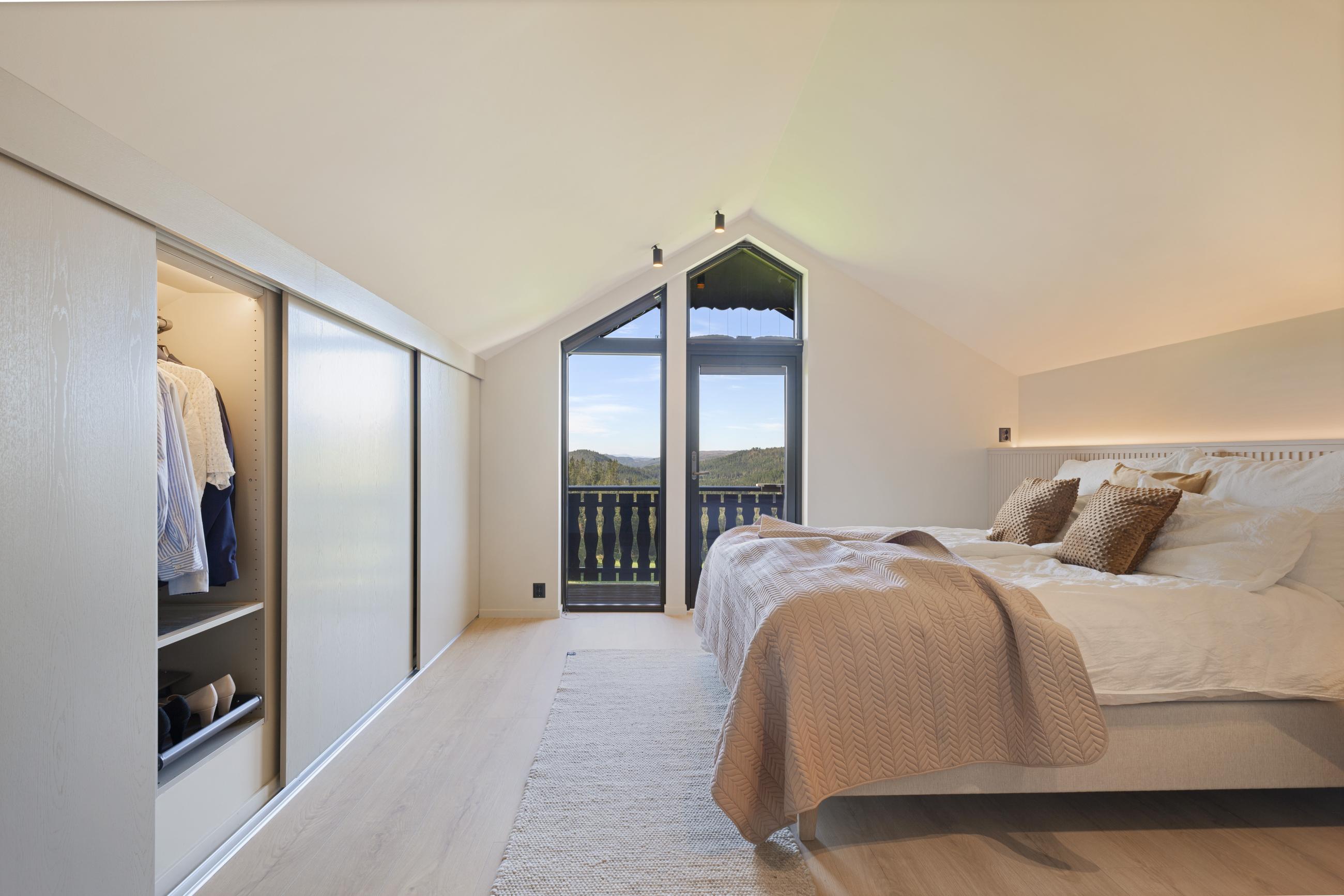 Enebolig i Åfjord: Soverom