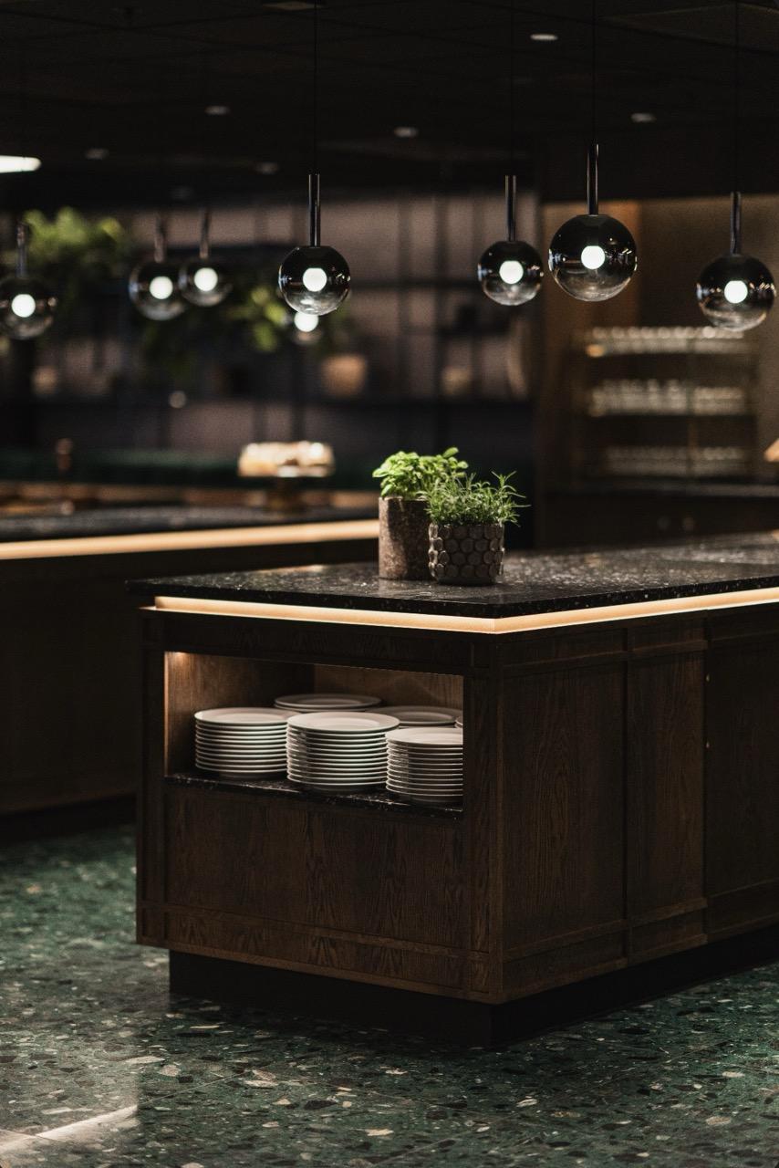 Detalj av buffet